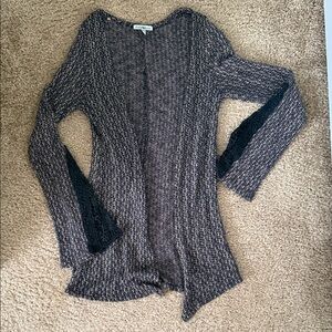 Charlotte Russe Black and Brown Sweater